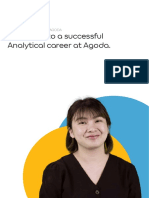 Roadmap to successful analytical career Agoda