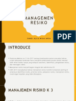 Managemen Resiko K3 Klinis