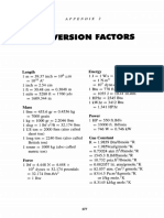 Conversion Factors Table
