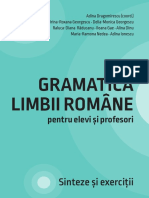 Gramatica Limbii Romane Pentru Elevi Si Profesori Fragment