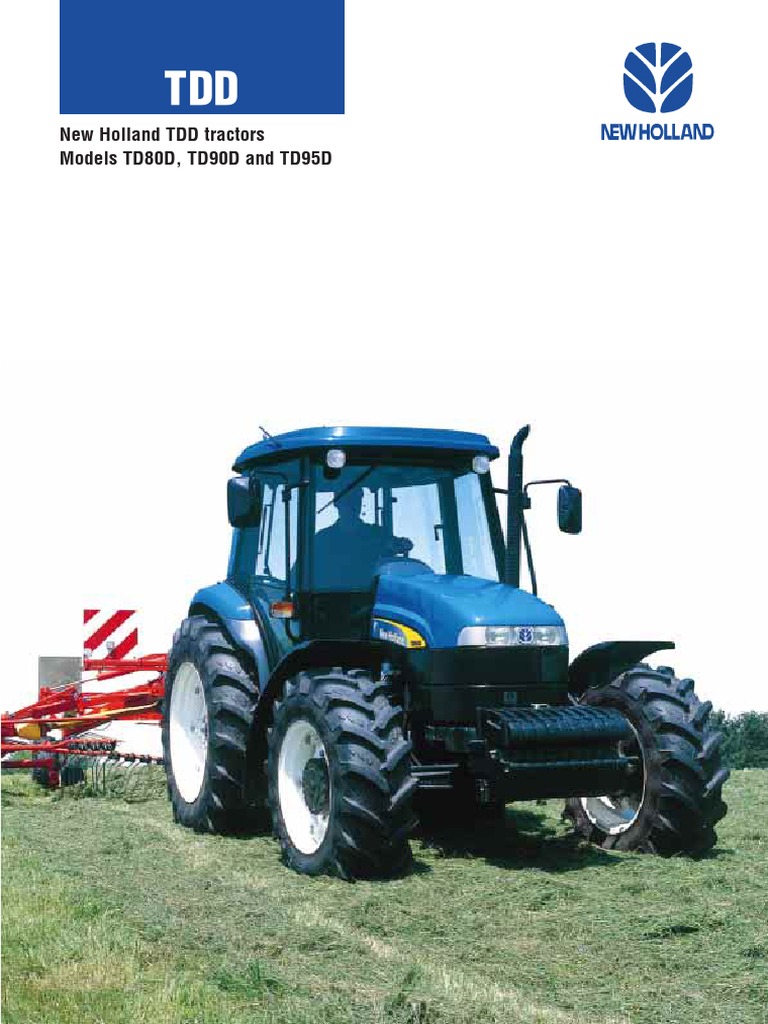 New Holland TDD Tractors Models TD80D, TD90D and TD95D | PDF ...