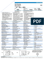 DW - A - 62 - M18: Data Sheet