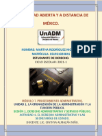 Universidad Abierta Y A Distancia de México.: Nombre: Martha Rodríguez Moreno. MATRÍCULA: ES1921024841