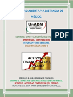 Universidad Abierta Y A Distancia de México.: Nombre: Martha Rodríguez Moreno