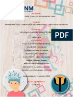 Informe Sobre La Orientacion Psipedagogica 2