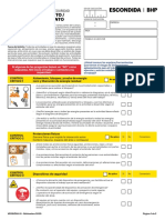 Instrucción de seguridad para atrapamiento y aplastamiento