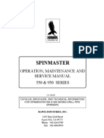Spinner Manual 950 PNEUMATIC Serial Numbers 1 To 80