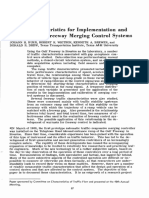 Traffic Implementation Freeway Merging: Characteristics For and Calibration of Control Systems