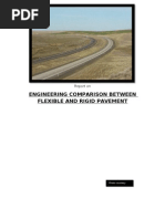 Download Report on  ENGINEERING COMPARISON BETWEEN FLEXIBLE AND RIGID PAVEMENT by Tahmidul Islam Farabi SN55980080 doc pdf