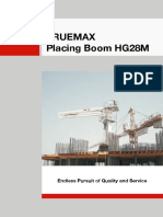 Truemax Placing Boom HG28M: Endless Pursuit of Quality and Service