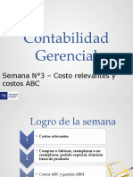 SEMANA - 3 Costos Relevantes y Costos ABC