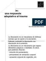 Disociación Una Respuesta Adaptativa Al Trauma