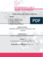 Universidad Laica Eloy Alfaro de Manabi: Terapia Ocupacional