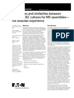 Differences and Similarities Between ANSI and IEC Cultures for MV Assemblies the Brazilian Experience