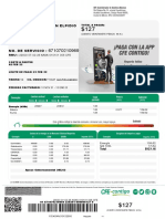 Factura CFE 23997 kWh $127