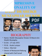 An Impressive Personality Of: Dato' DR Sheikh Muszaphar Shukor