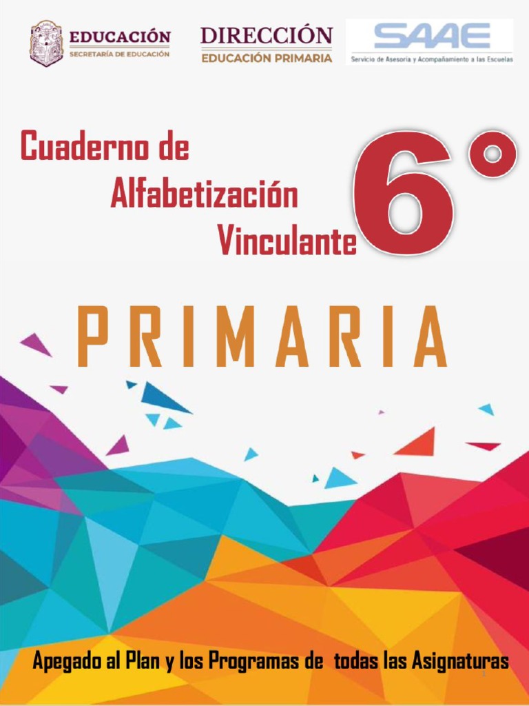 Cuadernillo de Actividades 6to Grado | PDF | Educación primaria