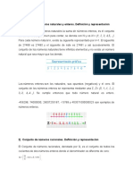 Conjuntos numéricos, sistemas de coordenadas y tipos de gráficas