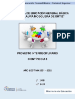 PROYECTO CIENTÍFICO 8 DE 9no Y 10mo