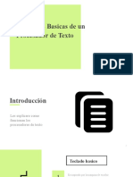 Funciones básicas de un procesador de texto