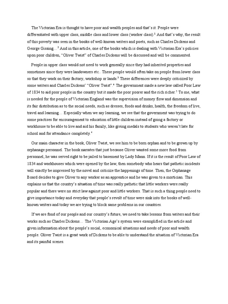 Victorian Era in The Light of Oliver Twist | PDF | Oliver Twist | Poverty