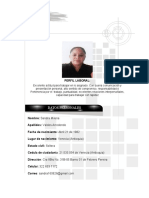 Datos Personales: Sandra Milena Valdes Arredondo