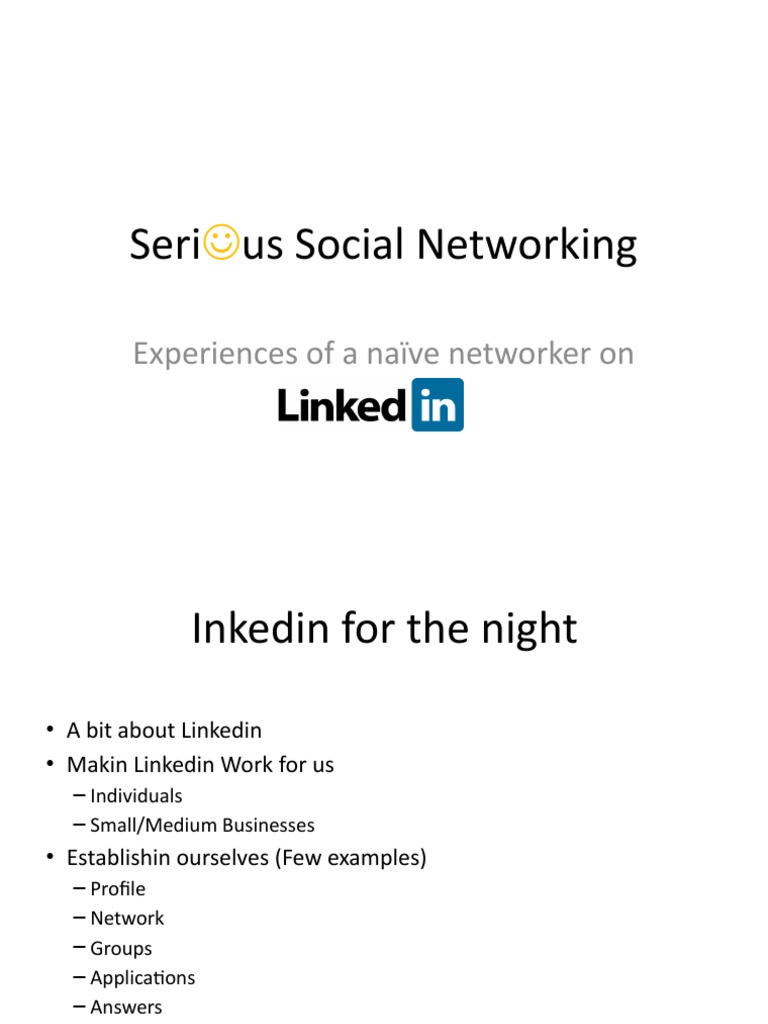 Mastering LinkedIn for Networking Success | PDF | Linked In | Communication