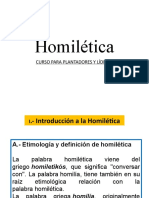 Homilética: arte del sermón