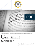 Gramatica de La Lengua Española Módulo 6