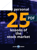 My Personal 25 Trading Lessons