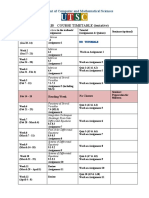 Mat A35 Course Timetable