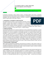 Guía para La Postulación A La Beca Mext 2020 (Estudios de Investigación A Nivel de Postgrado)