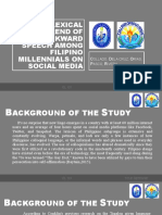 The Lexical Trend of Backward Speech Among Filipino Millennials on Social Media (39