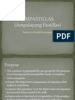 Ampastillas (Ampalayang Pastillas) : Project in Health Economics