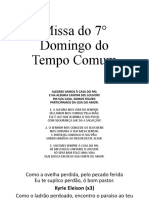 Missa Do 7° Domingo Do Tempo Comum