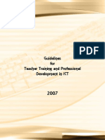 Guidelines Teacher Training