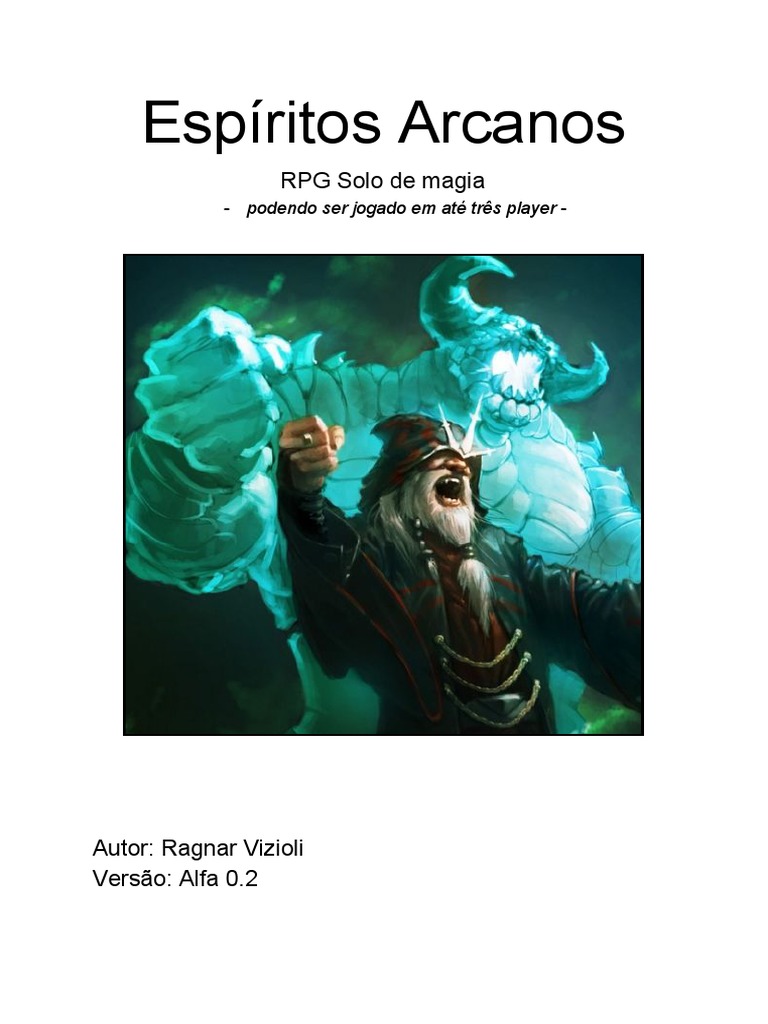 Espiritos Arcanos - Alfa 0.2, PDF, Jogos de RPG