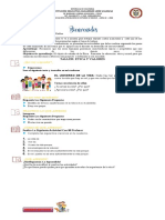 Actividad Dianostica Grado Noveno Etica y Valores