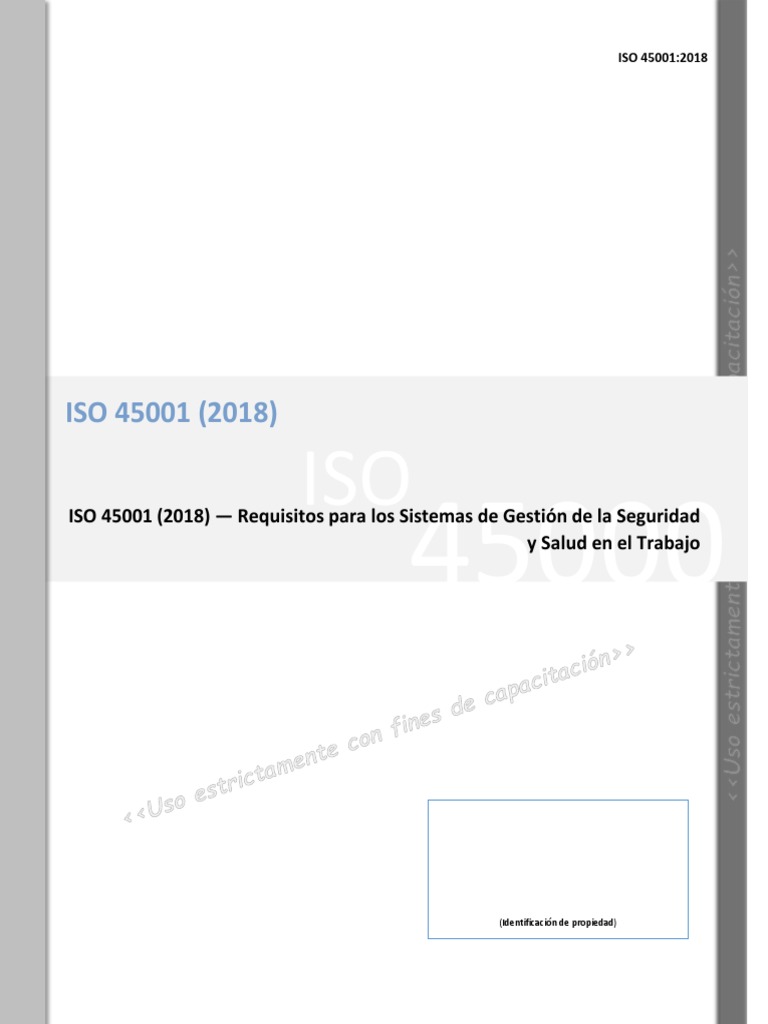 Manual ISO 45001 2018 v.2 | PDF | Planificación