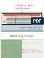 Major Division/Major Classification: Henry's Classification System