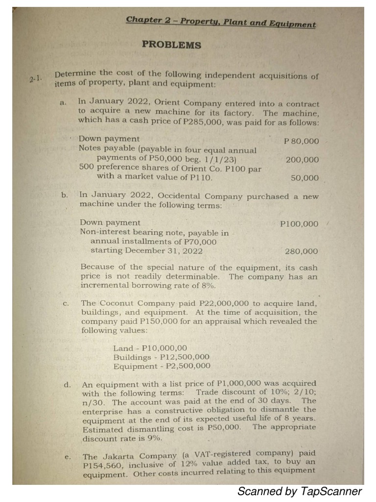 PPE Accounting Questions 1 PDF