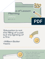 Basics of Lesson Planning: Nstp-Lts 15