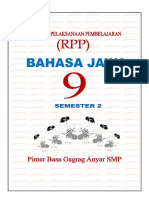 RPP Silabus Adiwiyata/bhs Jawa/rpp Pinter Basa Jawa Gagrag Anyar SMP Kelas 9 SMT 2
