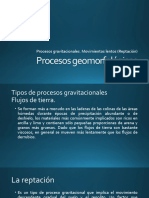 Procesos Geomorfológicos (Reptación)