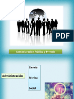 Administraci - N P - Blica y Privada