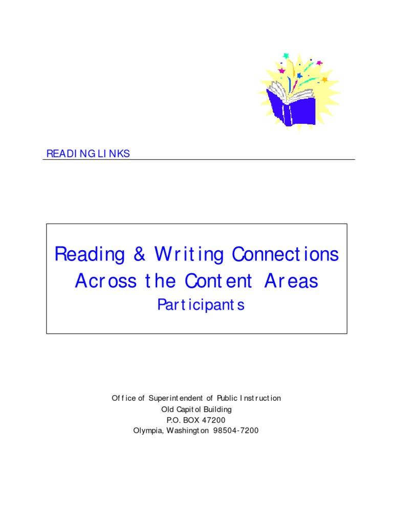Reading and Writing Connections Guide | PDF | Reading (Process ...