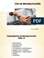 Tema III Fundamentos de Rehabilitación