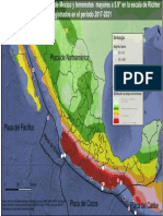 Regiones Sísmicas de México Sismos 2017-2021