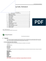 Trouble Shooting Guide, Mechanical: Applicable For K320