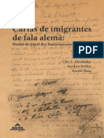 Cartas de Imigrantes de Fala Alemã E Book 1